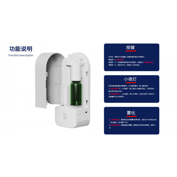 Waterless Portable Nebulizer Air Scent Diffuser Machine
